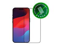 Ochrana obrazovky pre mobilný telefón - farba rámu čierna - pre Apple iPhone 15 Pro Max