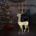 vidaXL Vianočná dekorácia, akrylový sob 140 LED 128 cm, teplá biela