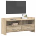 vidaXL TV skrinka 100 x 33 x 47 cm Dub sonoma Kompozitné drevo