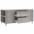 vidaXL Konferenčný stolík sivý sonoma 102x44,5x50 kompozitné drevo