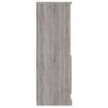 vidaXL Vysoká skrinka sivá sonoma 60x35,5x103,5 cm kompozitné drevo