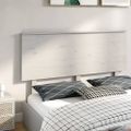 vidaXL Čelo postele biele 154x6x82,5 cm masívna borovica