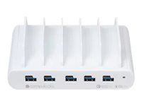Nabíjacia dokovacia stanica - 10 výstupných konektorov (USB-C, USB)