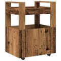 vidaXL Kuchynský vozík Staré drevo 60 x 45 x 80 cm Kompozitné drevo
