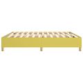 vidaXL Posteľný rám s boxspringom zelená 200x200 cm látka