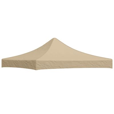 vidaXL Strecha na párty stan 3x3 m, béžová 270 g/m²