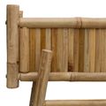 vidaXL Záhradný kvetináč s držiakom Prírodná 50 x 38 x 114 cm Bambus