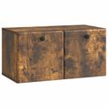 vidaXL Nástenná TV skrinka 59,5 x 31 x 30 cm Dymový dub