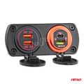 Nabíjačka 2xUSB 12/24V MOD-05 AMiO-02855