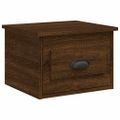 vidaXL Nástenné nočné stolíky 2 ks hnedý dub 41,5x36x28cm