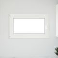 vidaXL Otočné a sklopné okno do suterénu RISOR 100 x 70 cm PVC a sklo