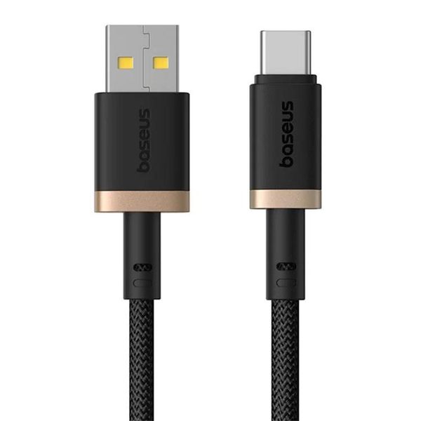 Baseus Rýchlonabíjací kábel Dura USB/USB-C 1m 60W čierno zlatý