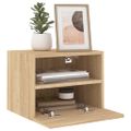 vidaXL TV nástenné skrinky 2 ks dub sonoma 40x30x30cm kompozitné drevo