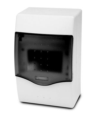 Rozvádzač NUOVA 3604 IP40, 4mod., na omietku, priehl. dvere, 195x115x100mm