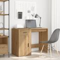vidaXL Stôl dub artisan 100x49x75 cm kompozitné drevo
