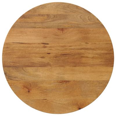 vidaXL Stolová doska Ø 70x3,8 cm okrúhla masívne mangovníkové drevo