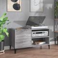 vidaXL Skrinka na platne sivá sonoma 84,5x38x48 cm kompozitné drevo