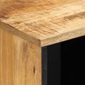 vidaXL Komoda 80x34x75 cm surový mangový masív