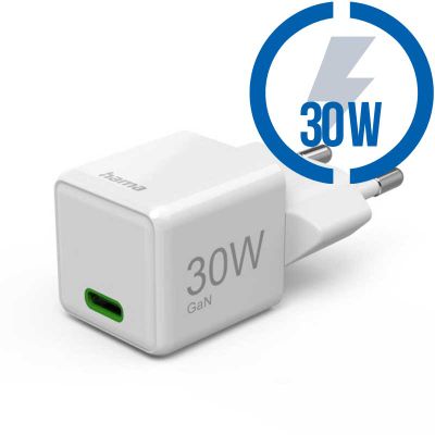HAMA Super-mini, Rýchlonabíjačka, USB-C PD/QC 30W