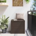 vidaXL Záhradný úložný box hnedý 58,5x46x55 cm polypropylénový