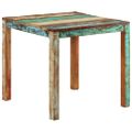 vidaXL Jedálenský stôl 82x80x76 cm recyklovaný masív