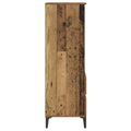 vidaXL Highboard Staré drevo 40 x 36 x 110 cm Kompozitné drevo