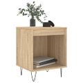 vidaXL Nočné stolíky 2 ks dub sonoma 40x35x50 cm kompozitné drevo