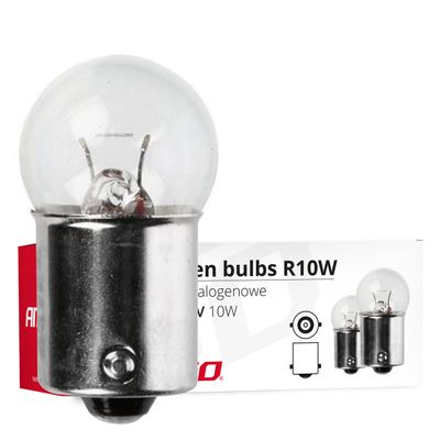 Halagénové žiarovky R10W BA15s 24V 10 ks