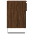 vidaXL Botník hnedý dub 102x36x60 cm spracované drevo