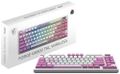 MSI herní klávesnice FORGE GK600 TKL Violet/ bezdrátová 2,4GHz+BT/ mechanická/ RGB/ USB-C/ display/ CZ+SK layout Klávesnice, herní, mechanická, bezdrátová (2,4GHz, Bluetooth), RGB podsvícení, displej, USB-C, CZ/SK layout, bílo-ružová