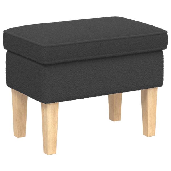 vidaXL Taburetka Tmavosivá 55 x 35 x 41 cm Bouclé