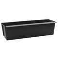 vidaXL Kvetinové boxy pre euro palety 12 ks Čierna 36 x 13,5 x 9,5 cm