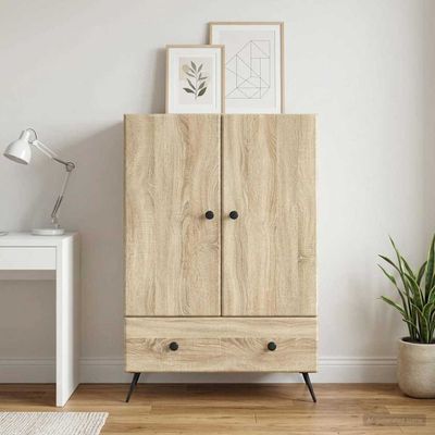 vidaXL Servírovacia skriňa Dub sonoma 66 x 34,5 x 95 cm