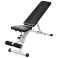 vidaXL Posilňovacia lavica so sadou činiek barbell a dumbbell 30,5 kg