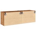vidaXL TV skrinky nástenné 2 ks staré drevo 60x30x41 cm