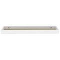 vidaXL Terasové nástenné police 2 ks dub a biele 60x15x4 cm MDF
