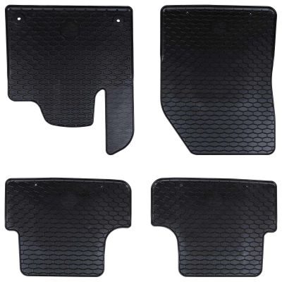 vidaXL Autokoberec 4 pcs Čierny vhodné pre CITROEN C5 AIRCROSS 2017-