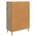 vidaXL Servírovacia skriňa Dub artisan 66 x 34,5 x 95 cm