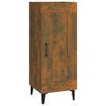 vidaXL Komoda dymový dub 34,5x34x90 cm spracované drevo