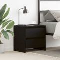 vidaXL Nočný stolík Čierny dub 45 x 34 x 44,5 cm Kompozitné drevo