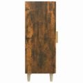 vidaXL Komoda dymový dub 34,5x34x90 cm spracované drevo