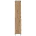 vidaXL Highboard 2 ks Remeselný dub 69,5 x 34 x 180 cm