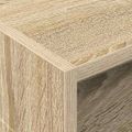 vidaXL Skrinka na gramofónové platne Sonoma dub 78,5 x 35 x 45 cm