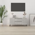 vidaXL TV skrinka betónovosivá 102x44,5x50 cm spracované drevo