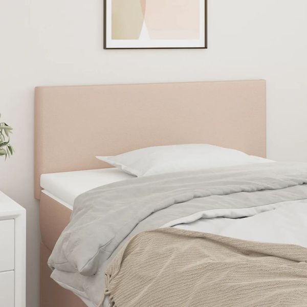 VidaXL Čelo postele kapučínové 80x5x78/88 cm umelá koža