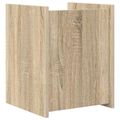 vidaXL Regál na časopisy Sonoma dub 35 x 35 x 45 cm Kompozitné drevo