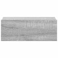 vidaXL Nástenný nočný stolík sivý sonoma 40x30x15 cm spracované drevo