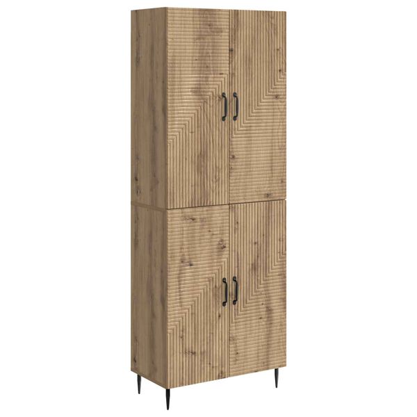 vidaXL Sada skríň 2 pcs 66 x 34,5 x 89,5 cm Kompozitné drevo