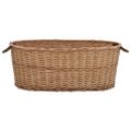 vidaXL Košík s rúčkami na palivové drevo 88x57x34 cm prírodná vŕba