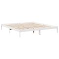 vidaXL Extra dlhá posteľ bez matraca biela 180x220 cm masívna borovica